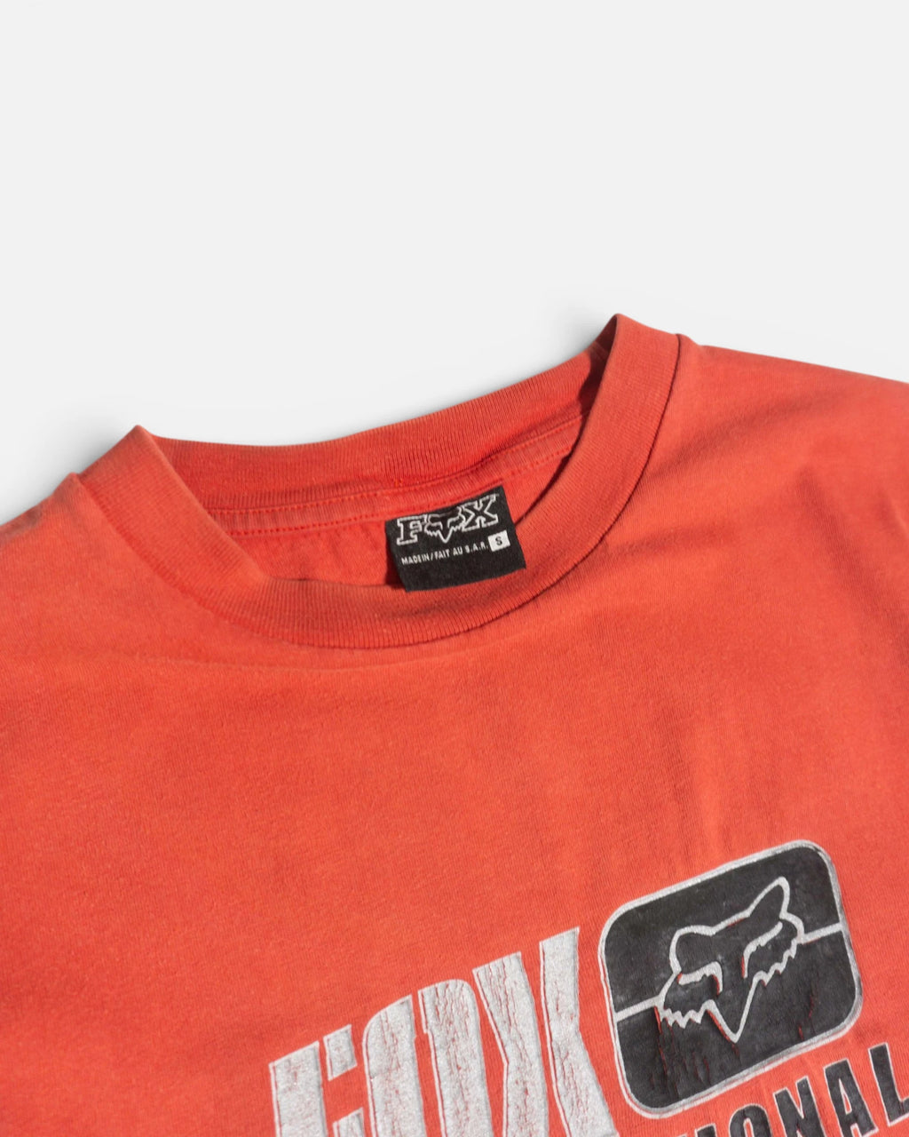 Camiseta Fox Racing International Roja — Talla S