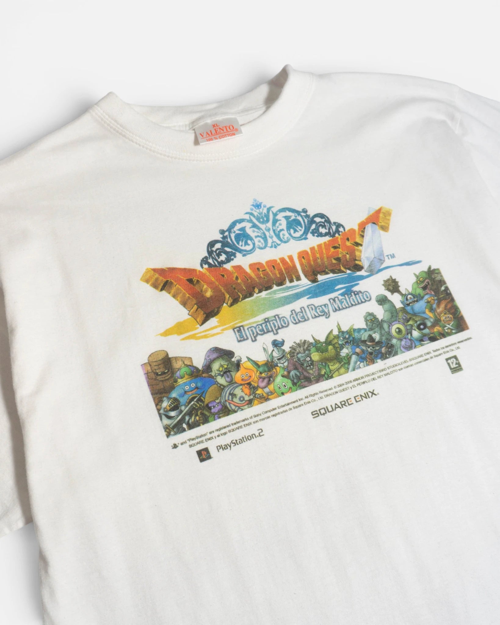 Camiseta Dragon Quest VIII PS2 Promocional — Talla XL