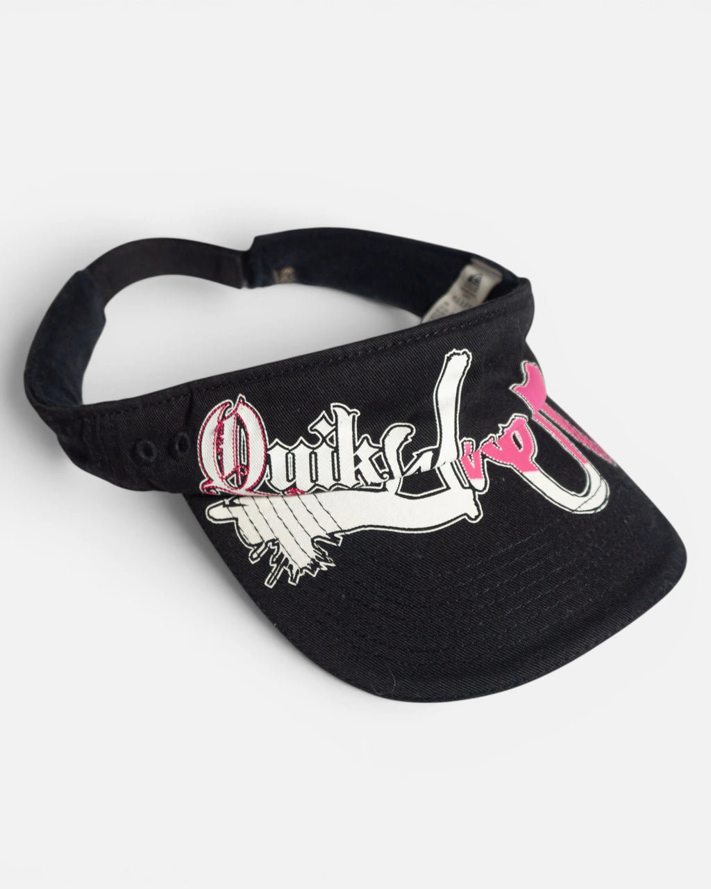 Visera Quiksilver Vintage Negra y Rosa