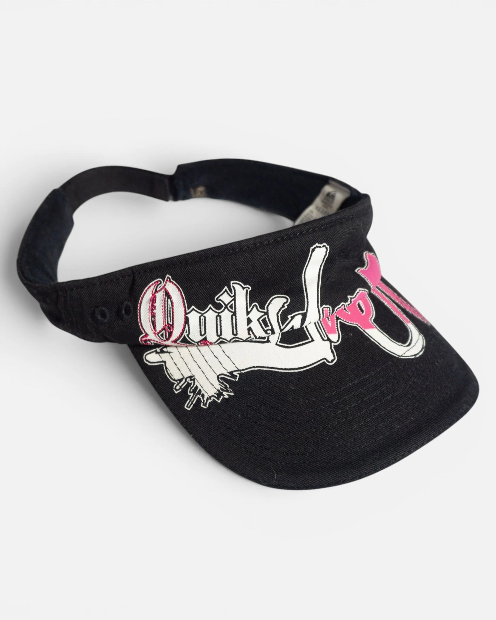 Visera Quiksilver Vintage Negra y Rosa