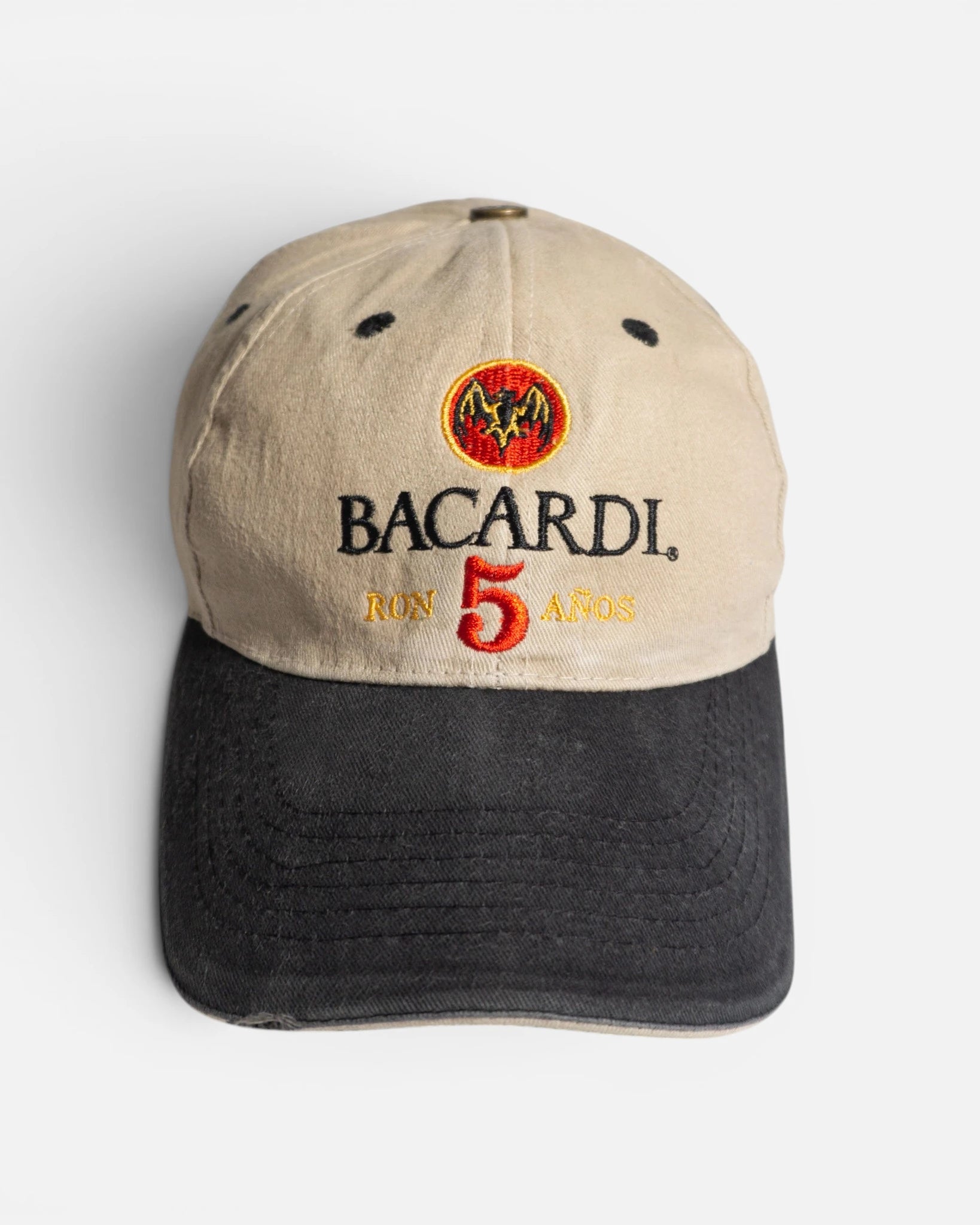 Gorra Bacardí 5 Años Vintage Bicolor Caqui