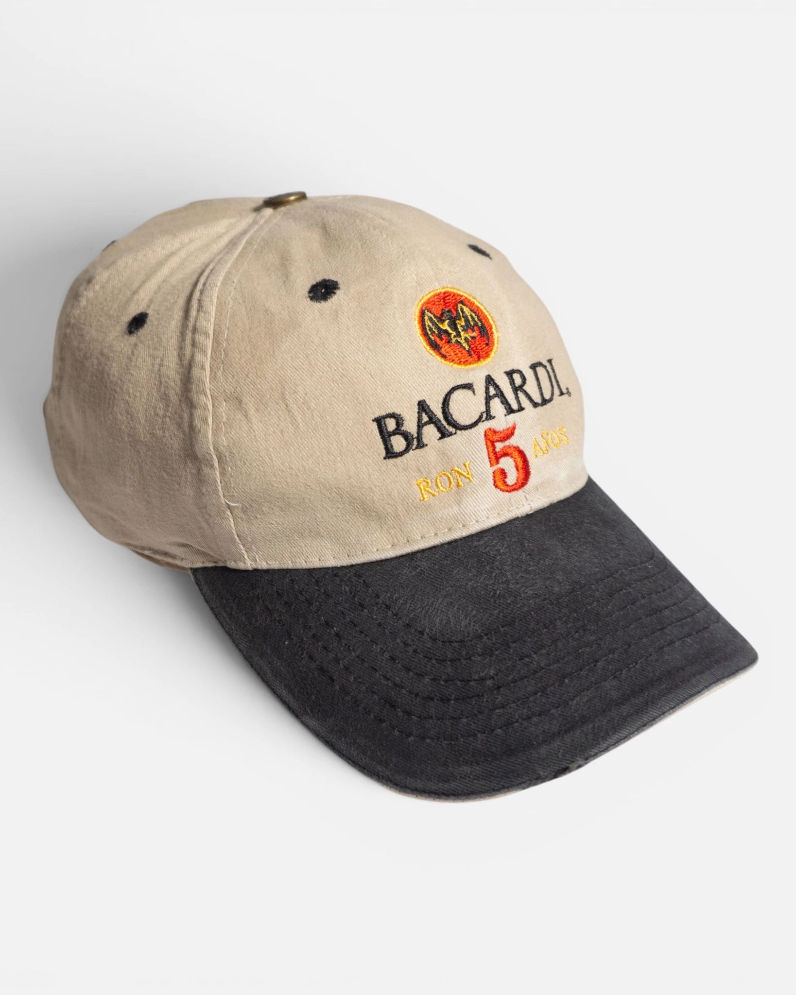 Gorra Bacardí 5 Años Vintage Bicolor Caqui