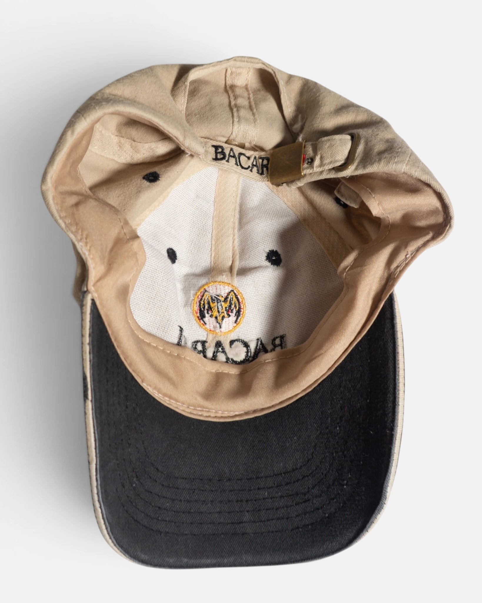 Gorra Bacardí 5 Años Vintage Bicolor Caqui