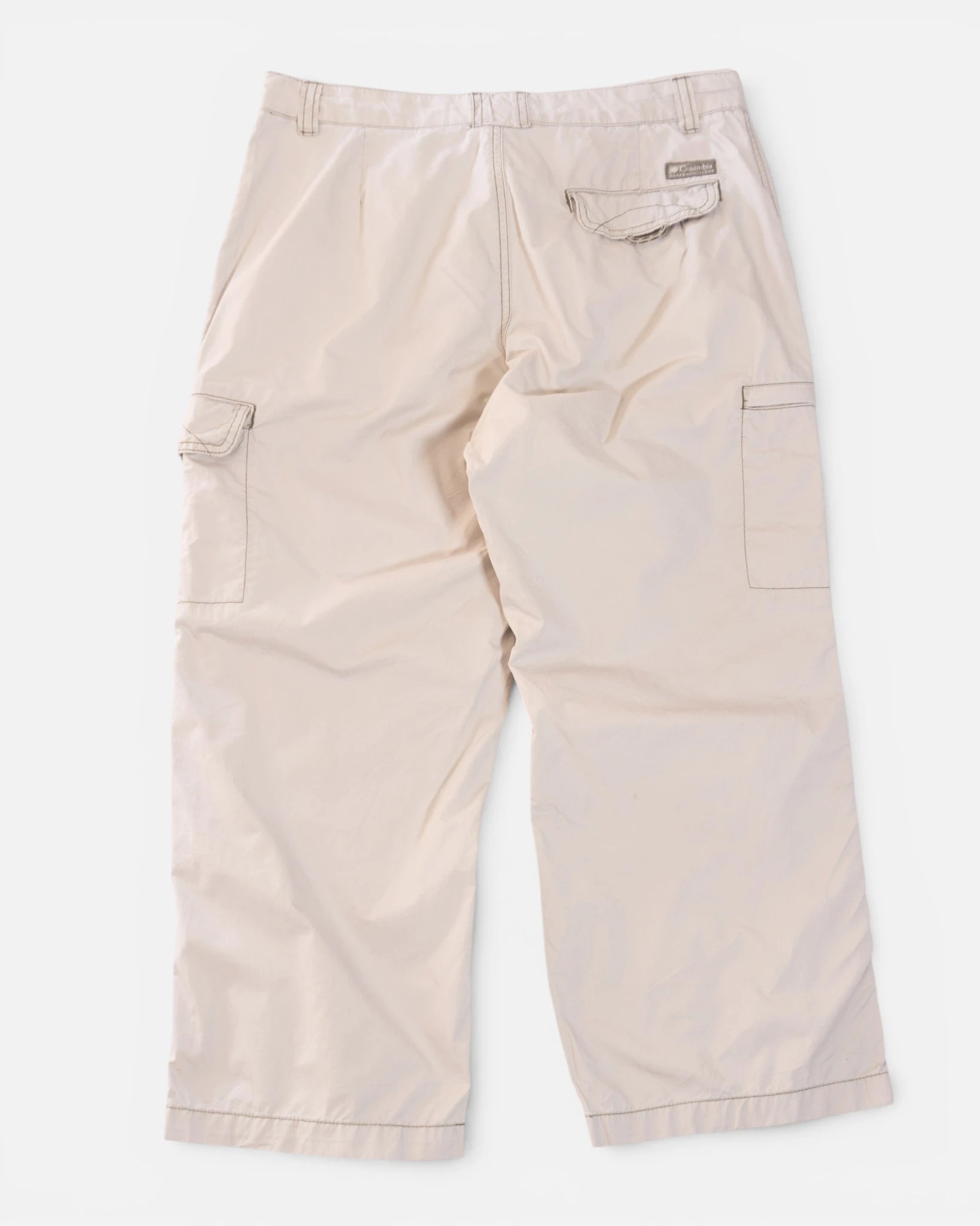 Pantalón Pirata Columbia vintage Cargo Beige — Talla M