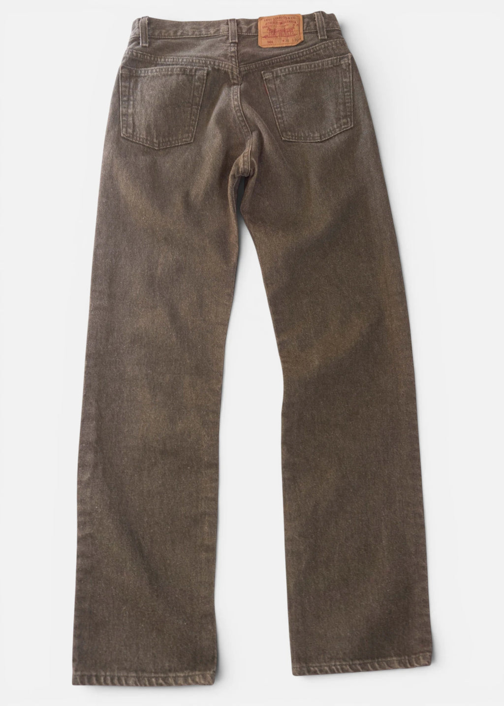 Vaquero Levi's 501 Vintage Marrón Tierra — W30