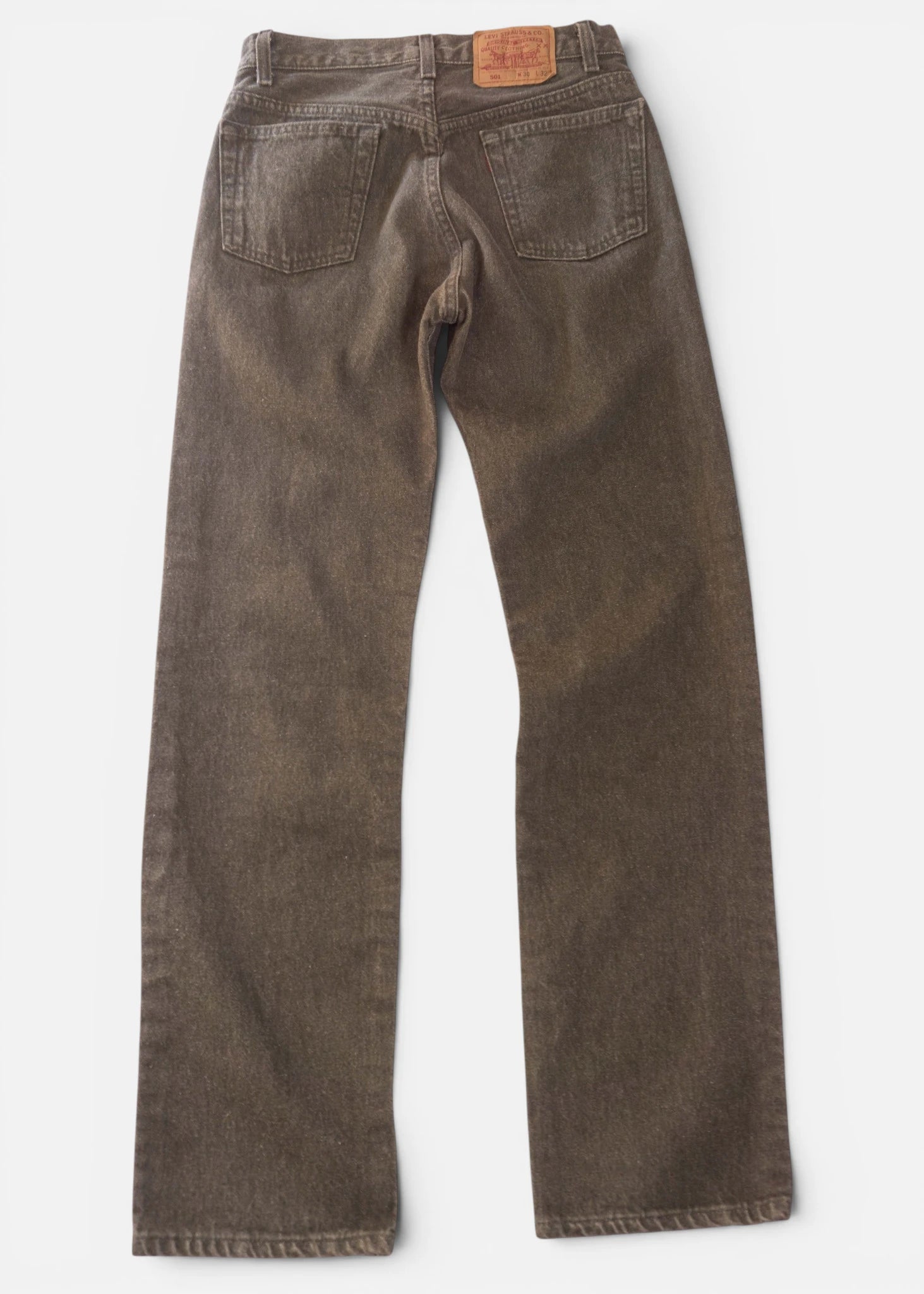 Vaquero Levi's 501 Vintage Marrón Tierra — W30