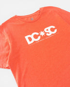 Camiseta DC Shoes Naranja Coral — Talla M