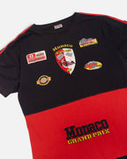 Camiseta Monaco Grand Prix Racing Parches Vintage — Talla XL