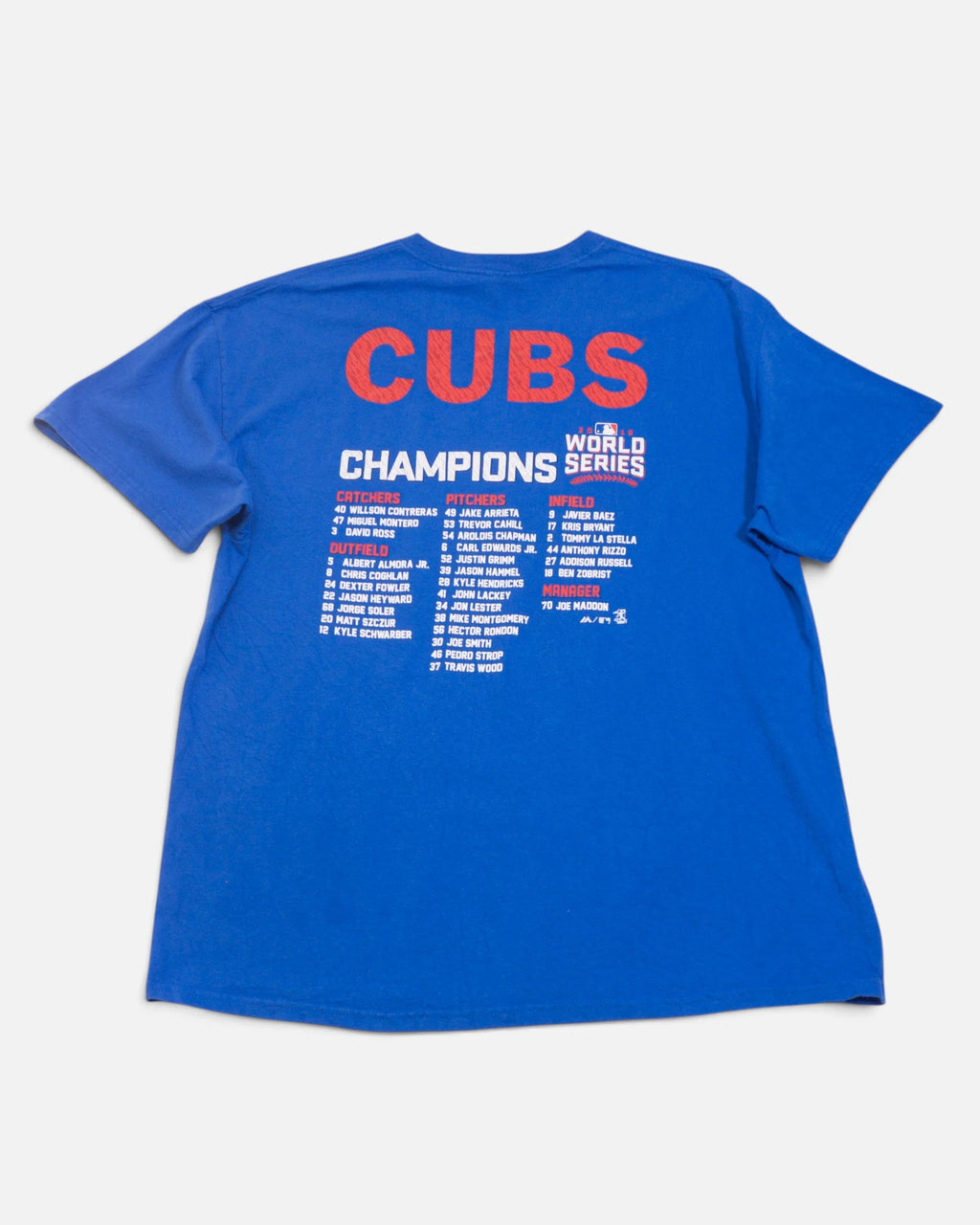 Camiseta Chicago Cubs World Series Champions 2016 — Talla XL