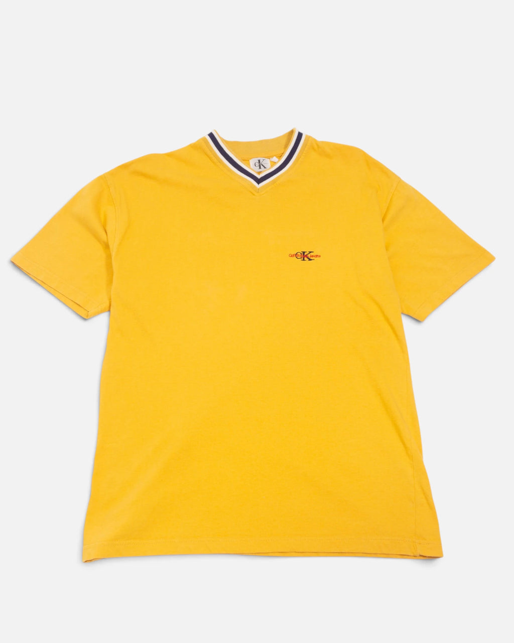 Camiseta Calvin Klein Jeans Bootleg Vintage Amarilla — Talla M