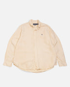 Camisa Polo Ralph Lauren Lino Seda Vintage — Talla L