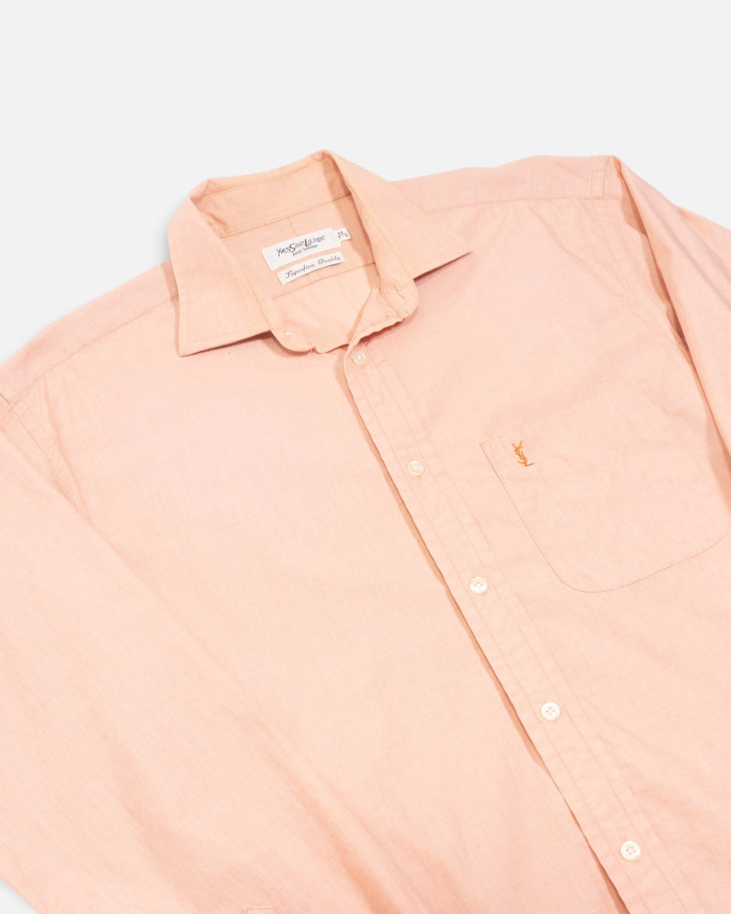 Camisa Yves Saint Laurent Vintage Rosa — Talla M