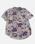Camisa Zen Estampado Tropical Vintage — Talla M