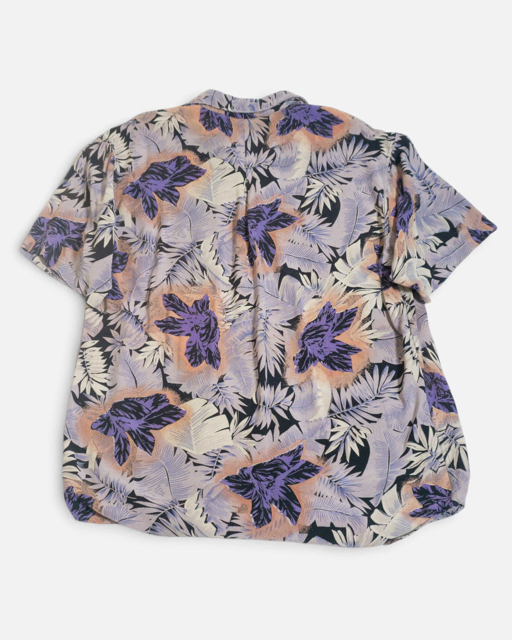 Camisa Zen Estampado Tropical Vintage — Talla M