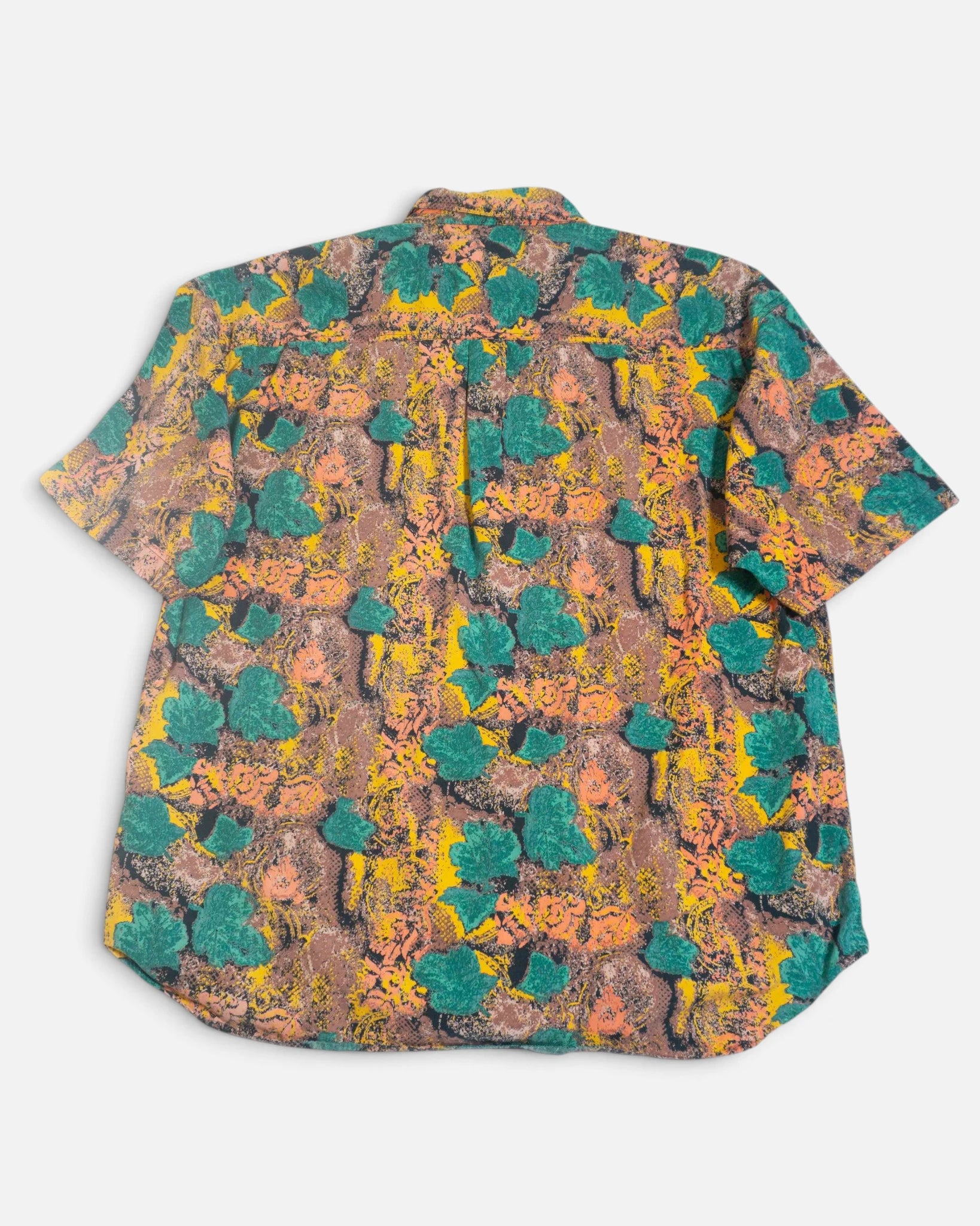 Camisa New Fast Abstracta Floral Vintage — Talla L