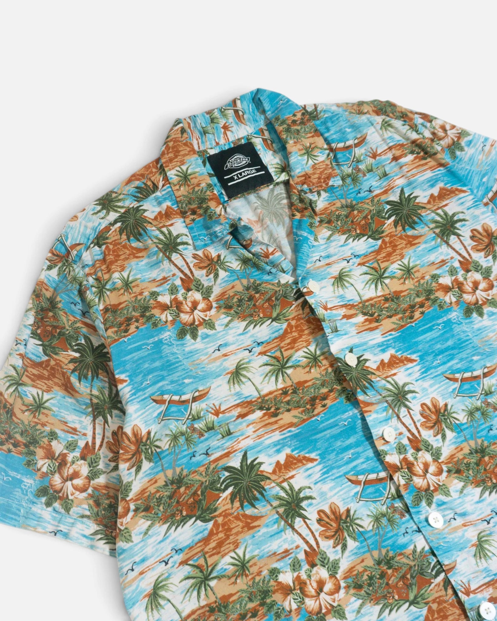 Camisa Dickies Blossvale Hawaiana — Talla XL