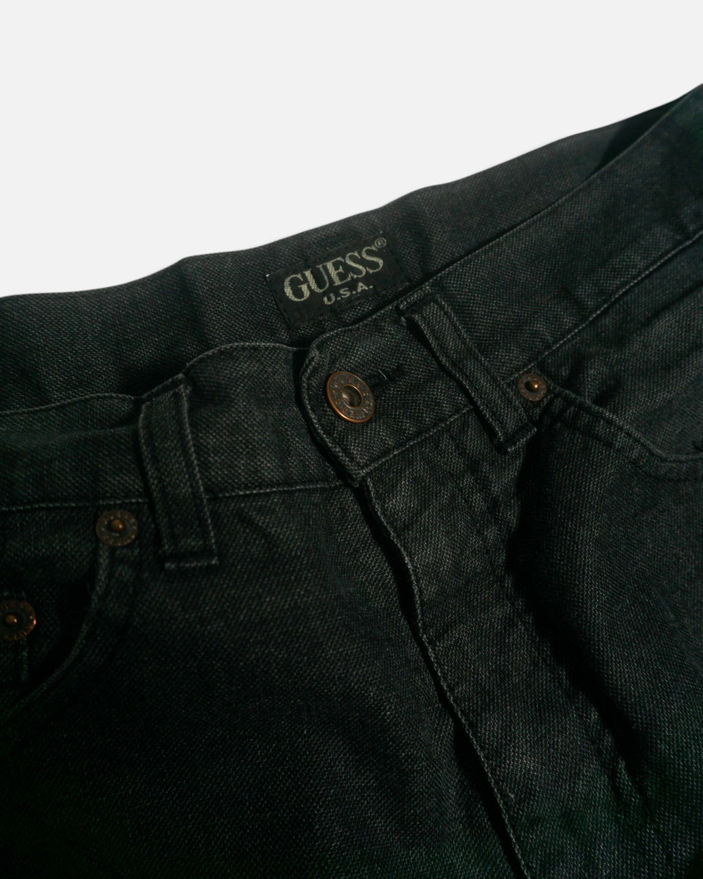Vaquero Guess Denim Negro Vintage — Talla W31