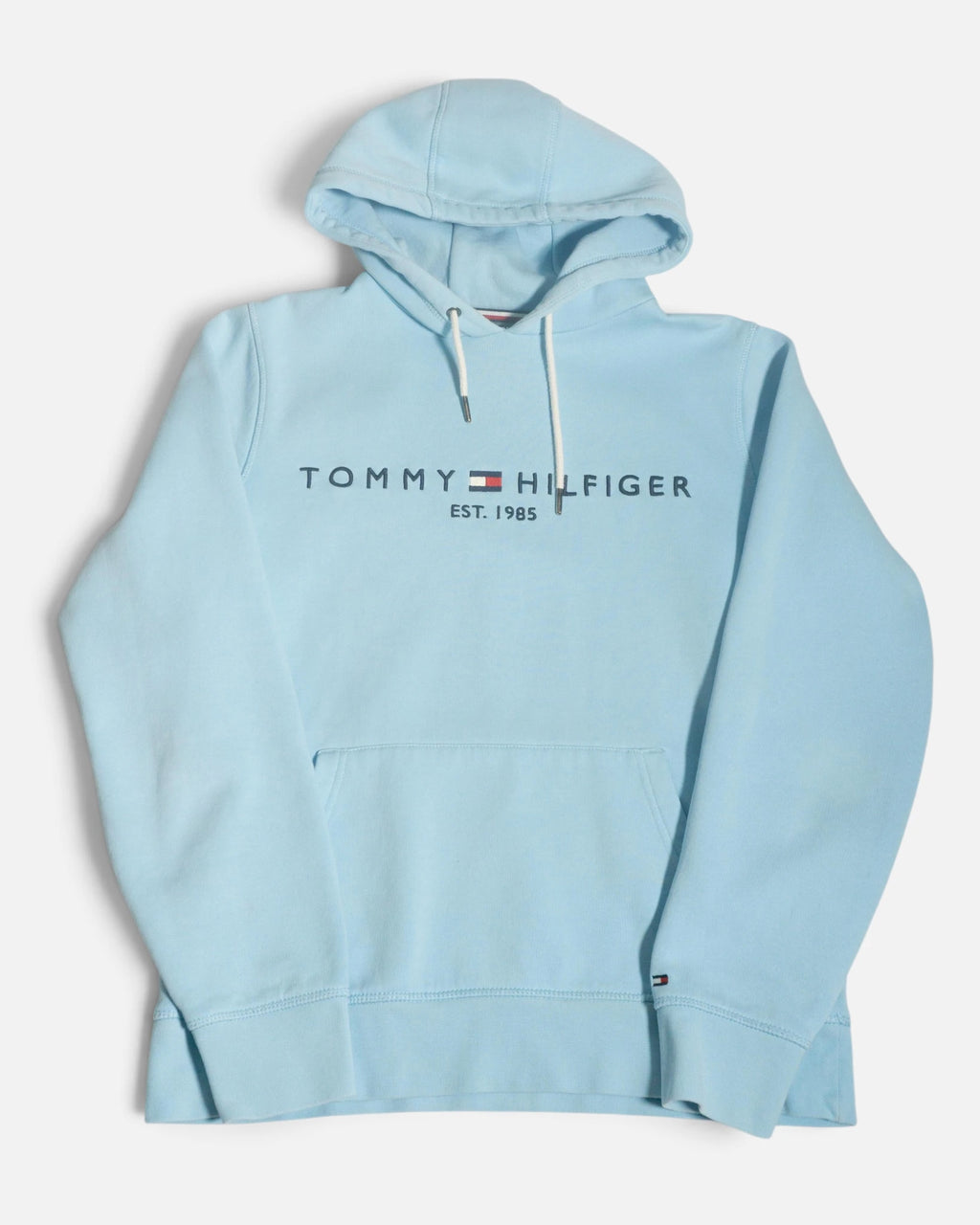 Sudadera Tommy Hilfiger Celeste Bordado — Talla M