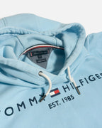 Sudadera Tommy Hilfiger Celeste Bordado — Talla M