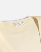 Cárdigan Burberrys Punto Crema Vintage — Talla 46