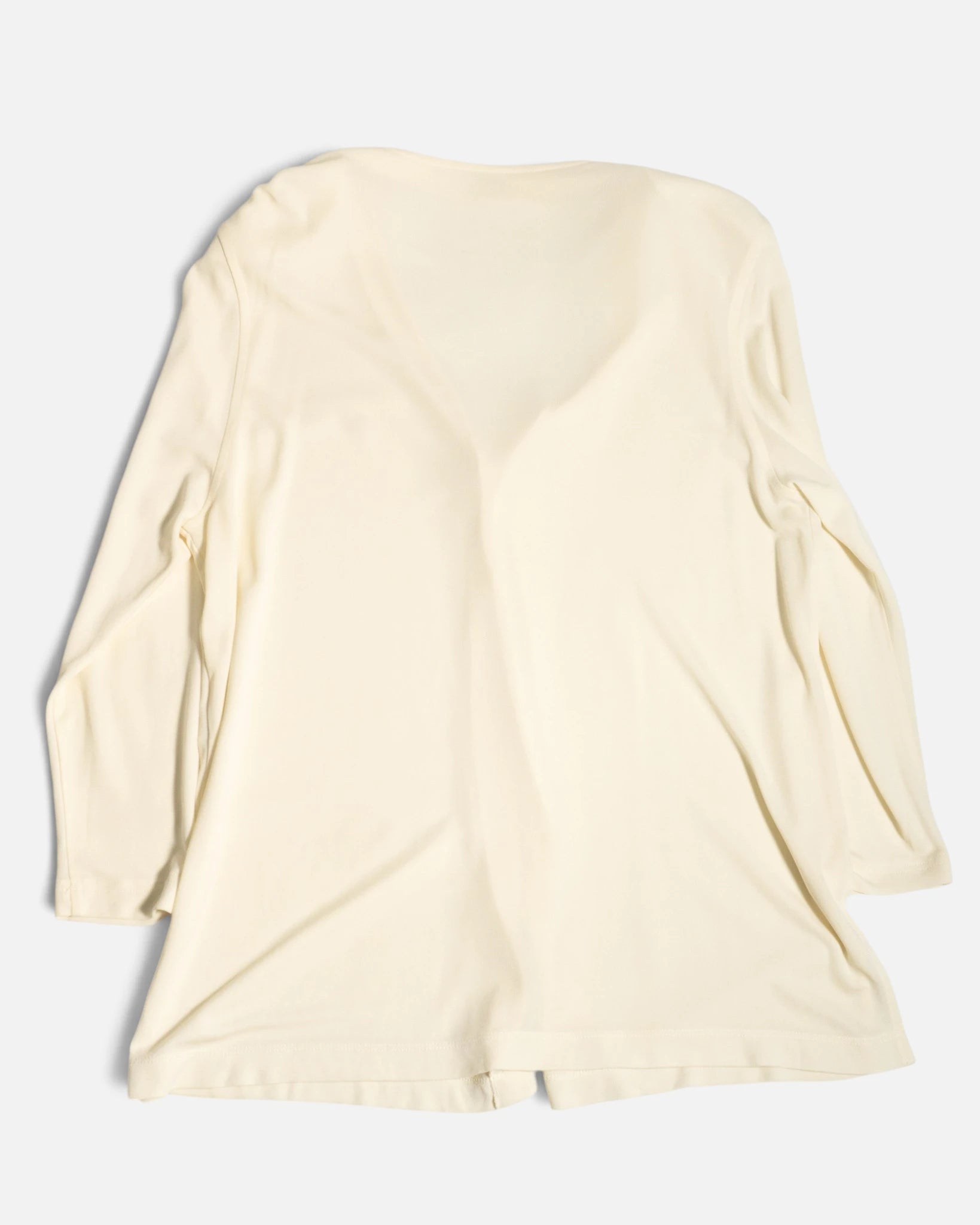 Cárdigan Burberrys Punto Crema Vintage — Talla 46