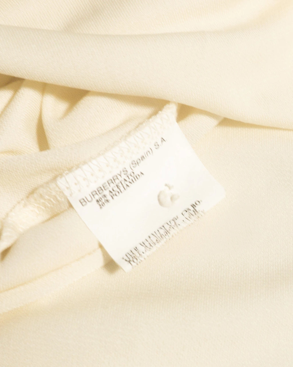 Cárdigan Burberrys Punto Crema Vintage — Talla 46