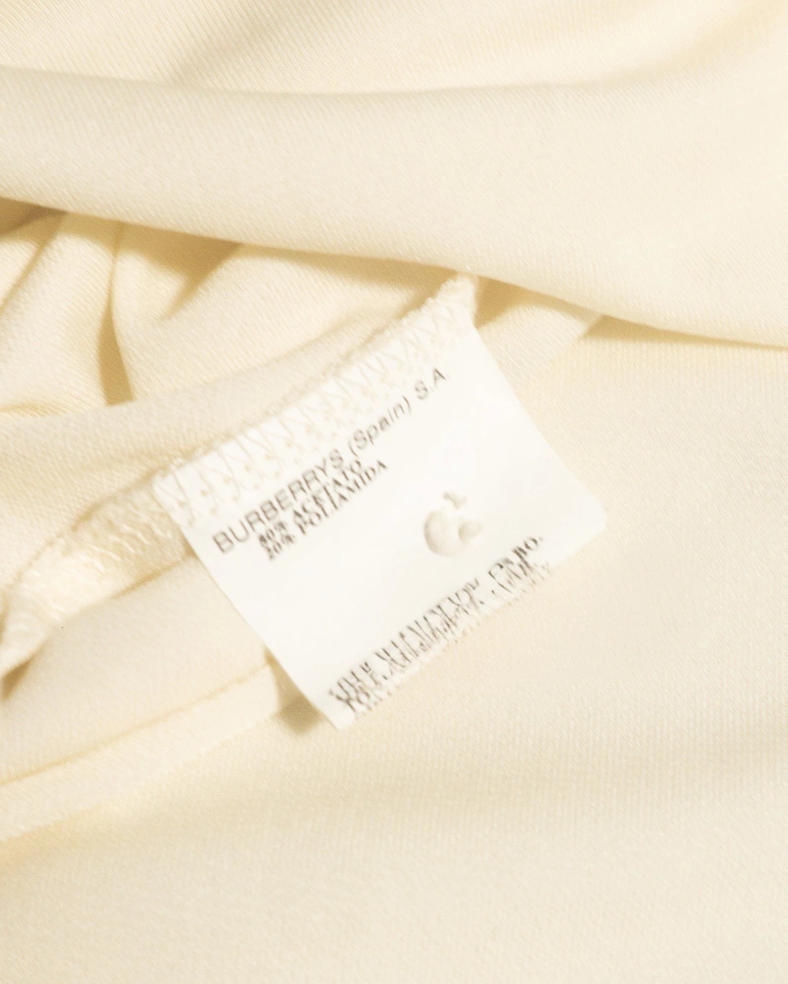 Cárdigan Burberrys Punto Crema Vintage — Talla 46