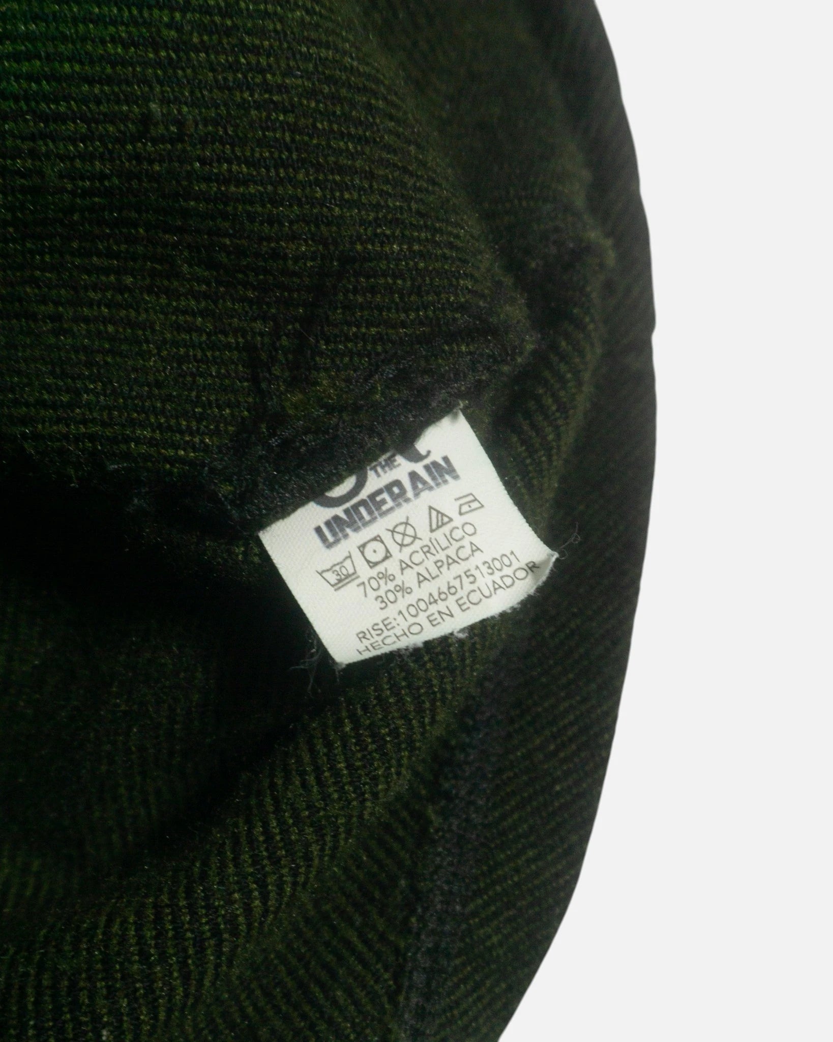 Chaqueta Lana Andina Ecuador Vintage — Talla S