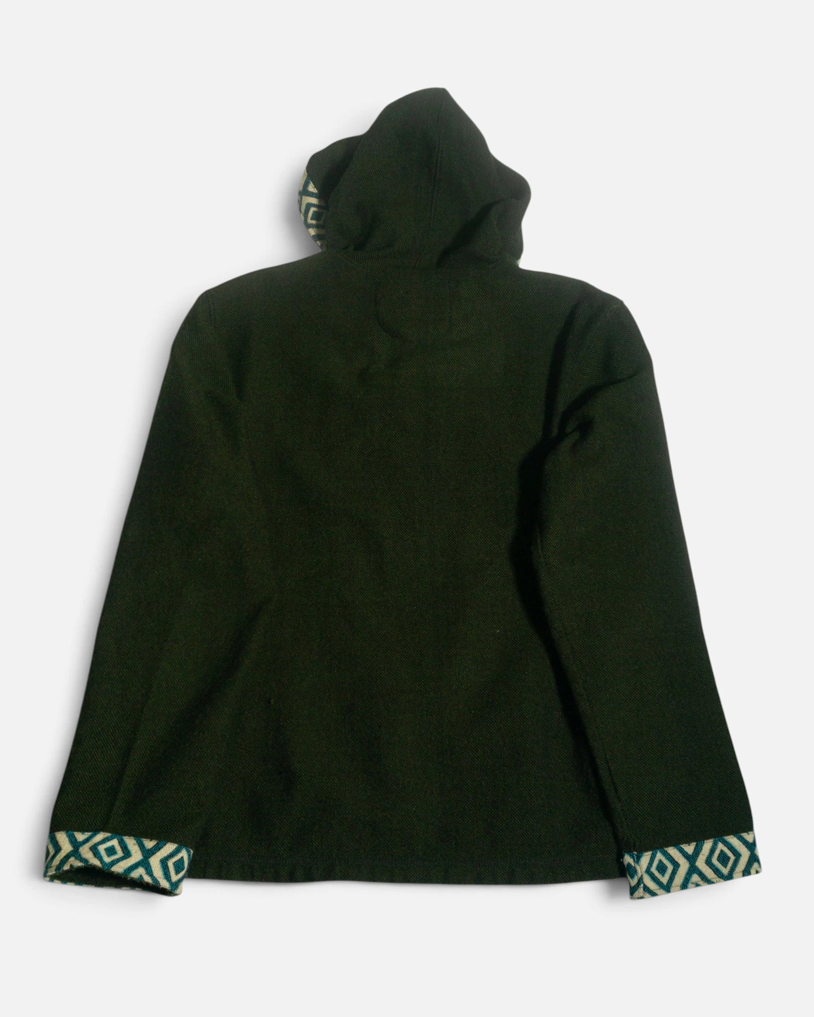 Chaqueta Lana Andina Ecuador Vintage — Talla S
