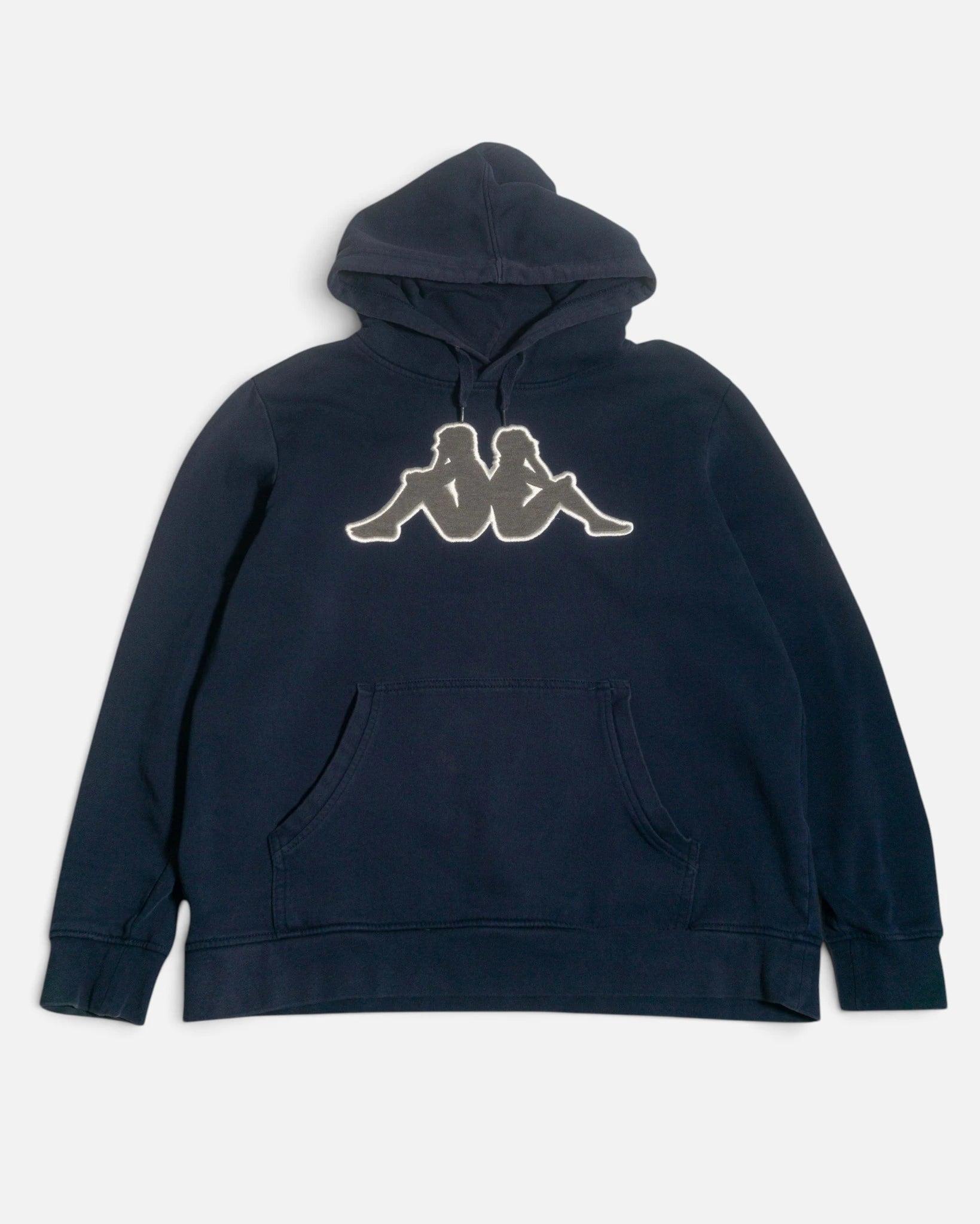 Sudadera Kappa Omini Logo Bordado Vintage — Talla M
