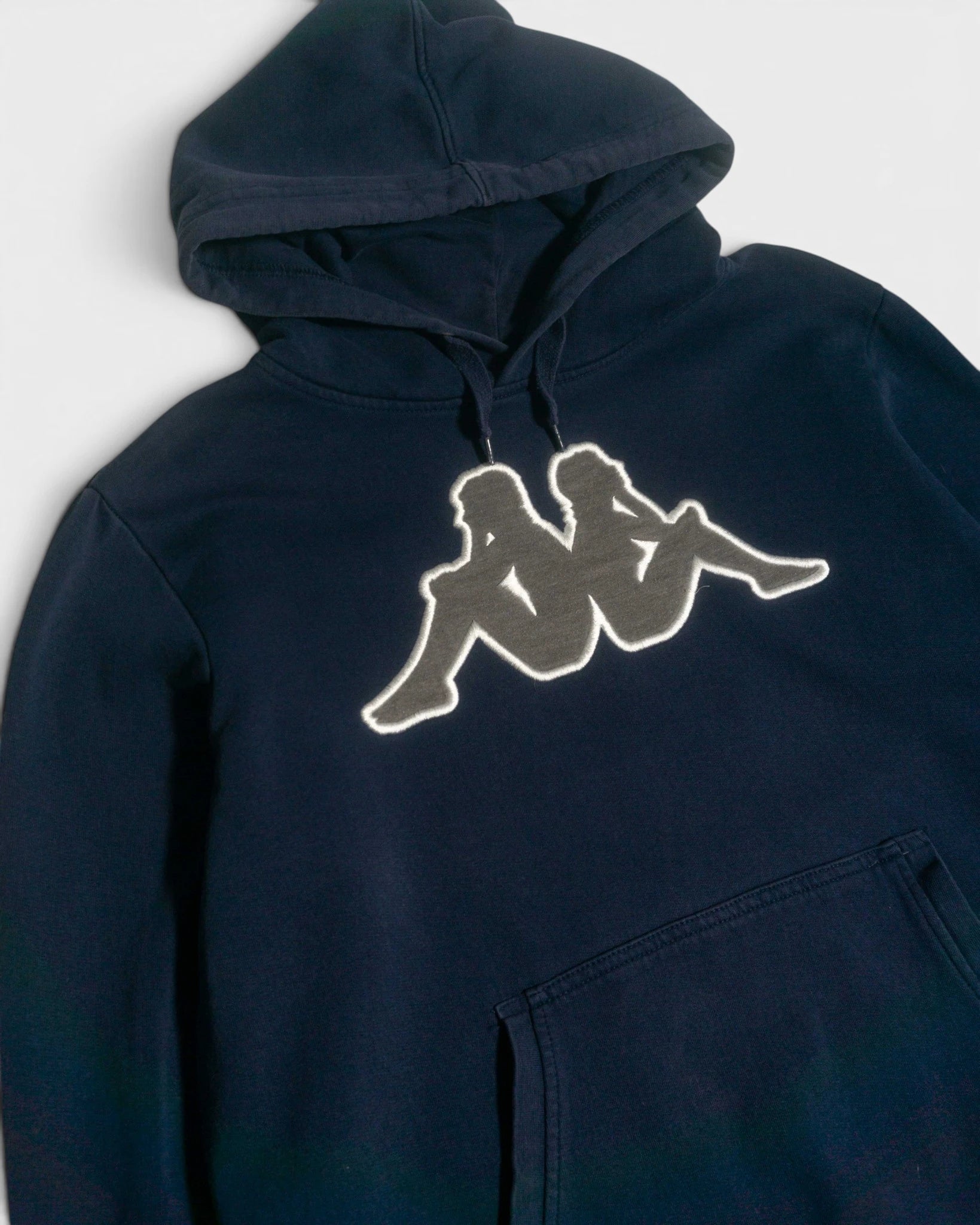 Sudadera Kappa Omini Logo Bordado Vintage — Talla M