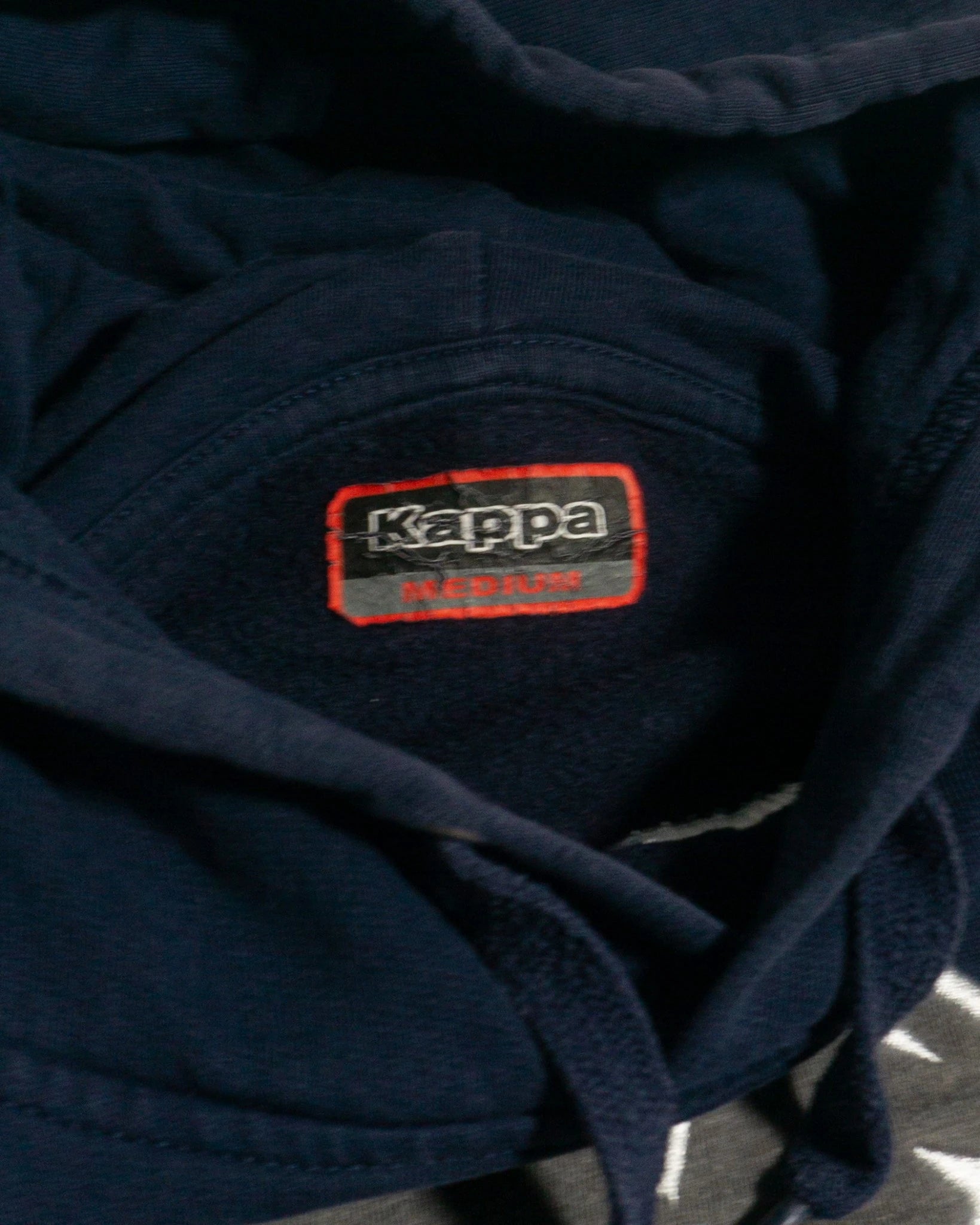 Sudadera Kappa Omini Logo Bordado Vintage — Talla M