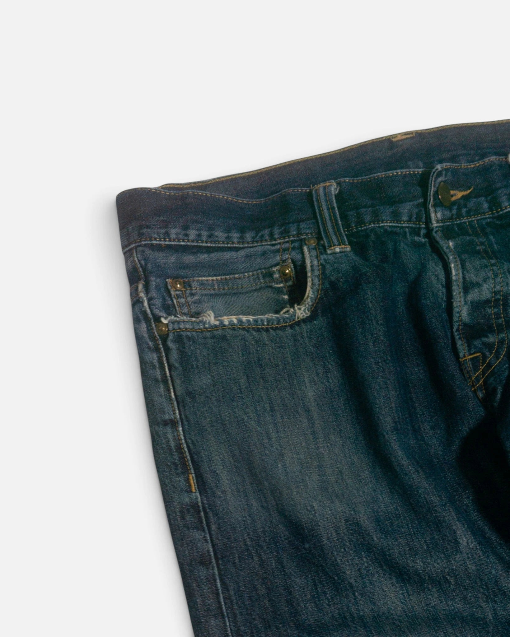 Vaquero Carhartt Denim Azul Vintage — Talla W32