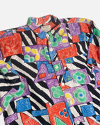 Camisa Geometrica Abstracta The Shirt Vintage — Talla L