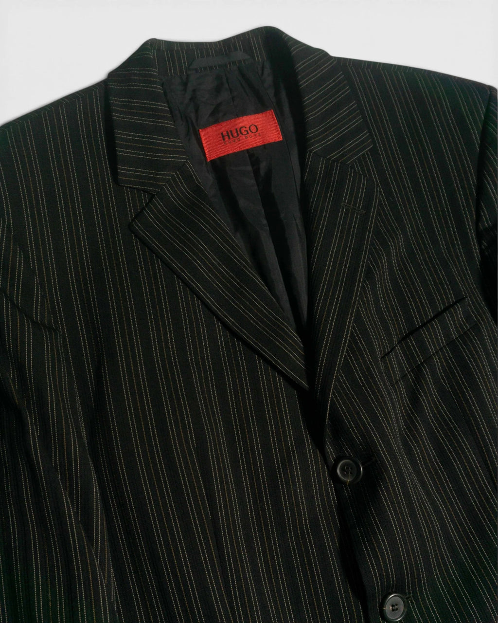 Traje Hugo Boss Raya Diplomática Vintage — Talla L