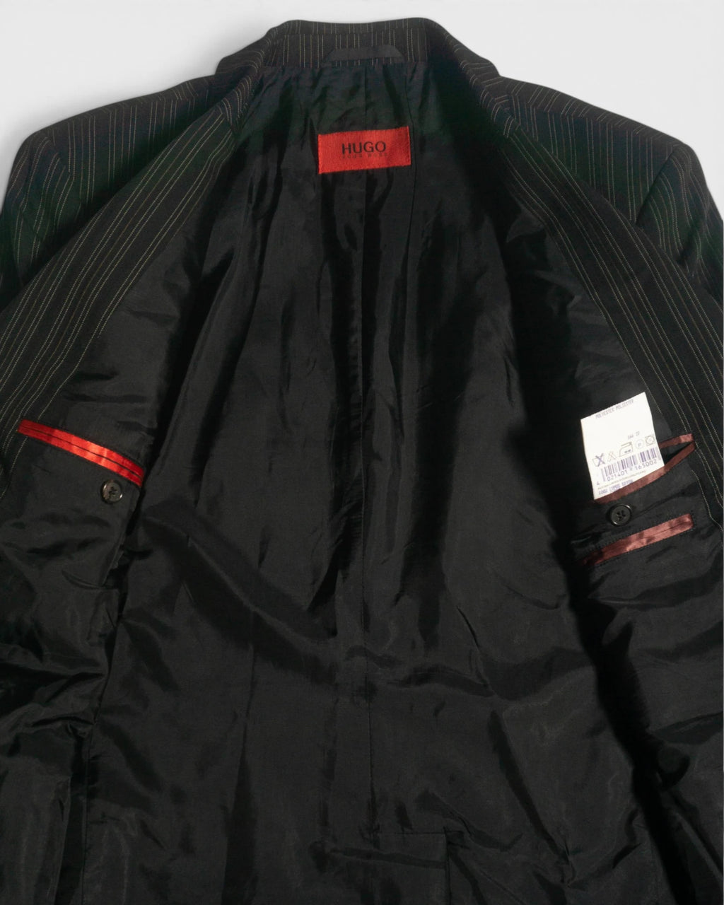 Traje Hugo Boss Raya Diplomática Vintage — Talla L