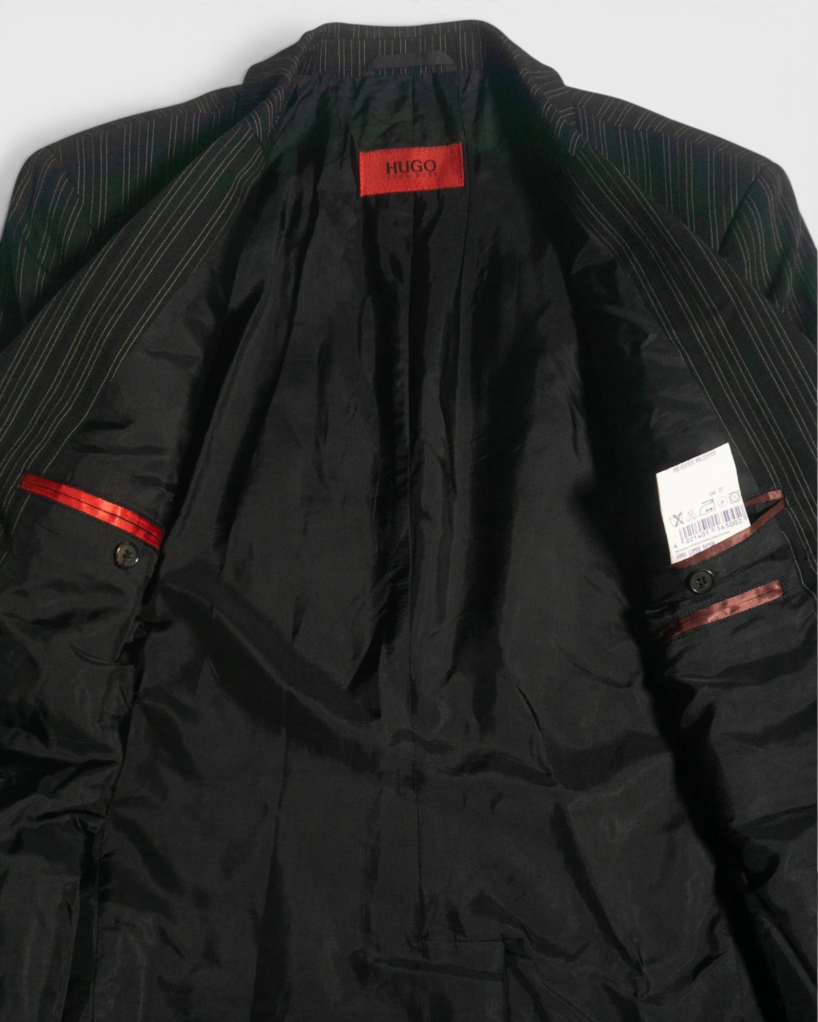 Traje Hugo Boss Raya Diplomática Vintage — Talla L