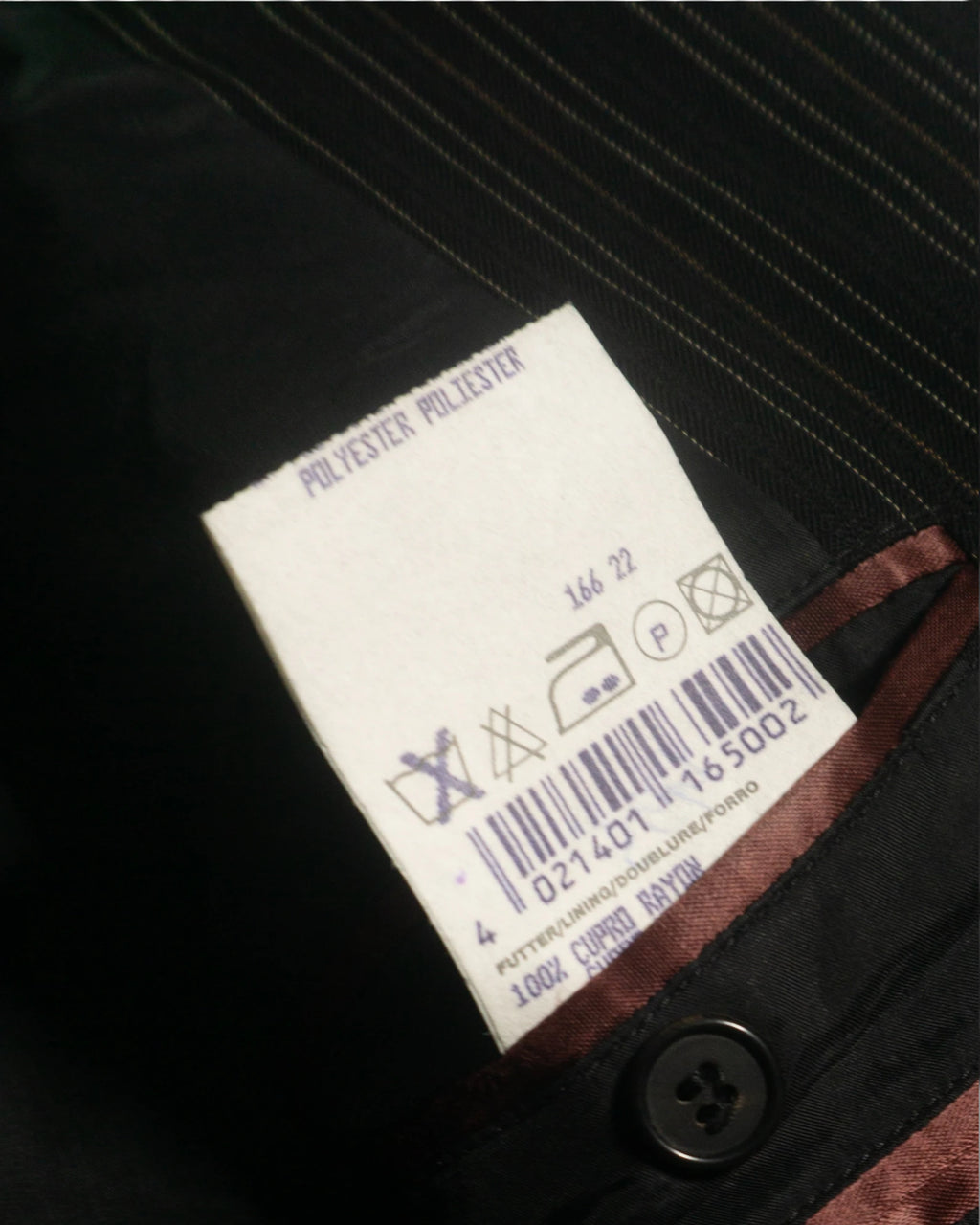 Traje Hugo Boss Raya Diplomática Vintage — Talla L