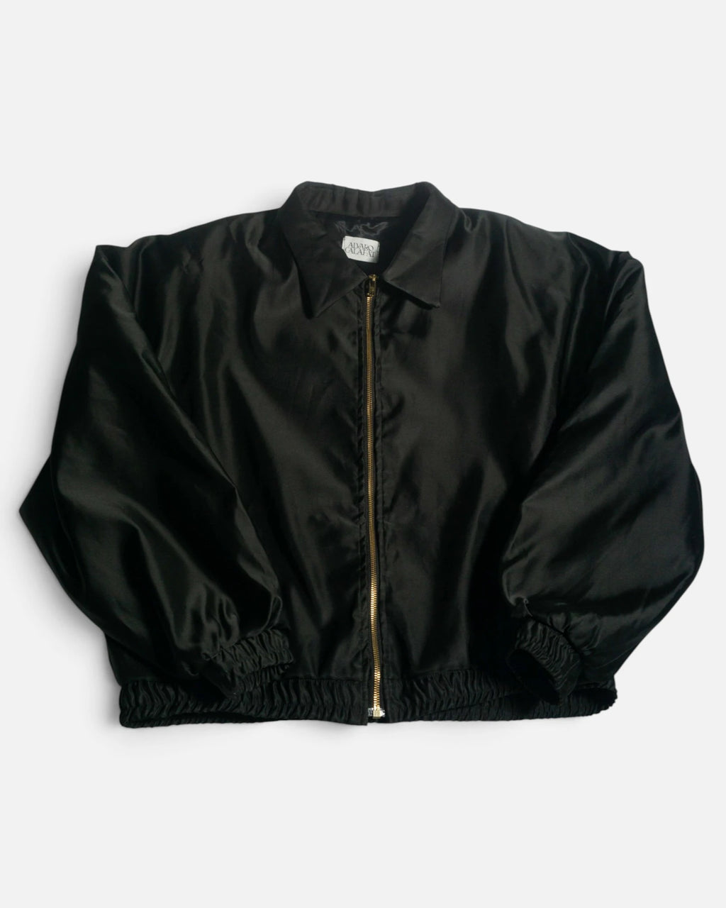 Chaqueta Alvaro Calafat Satén Negro — Talla M