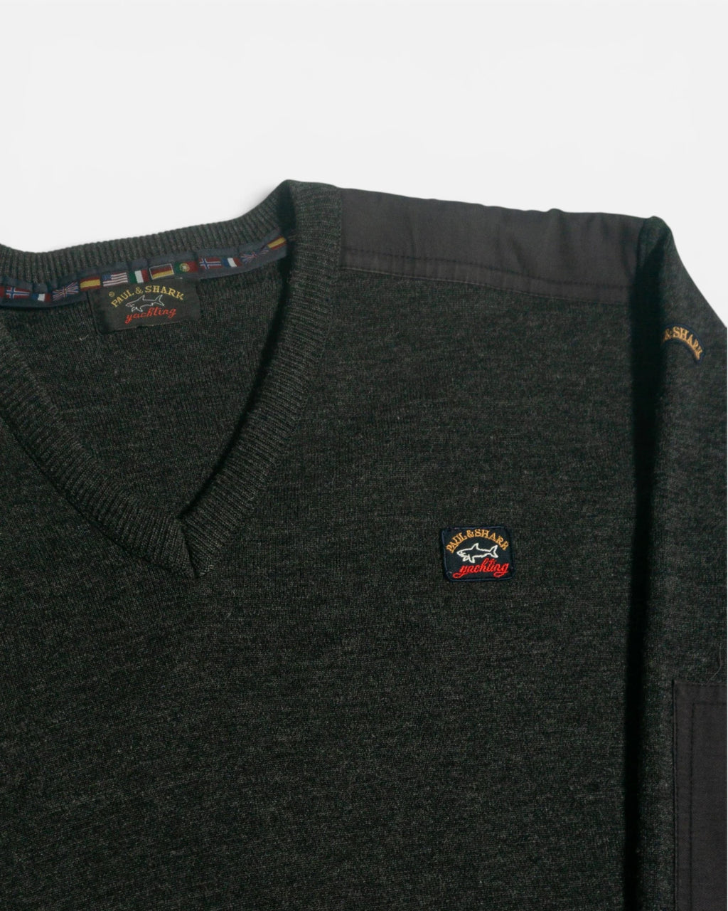 Jersey Paul & Shark Parches Coderas Vintage — Talla M
