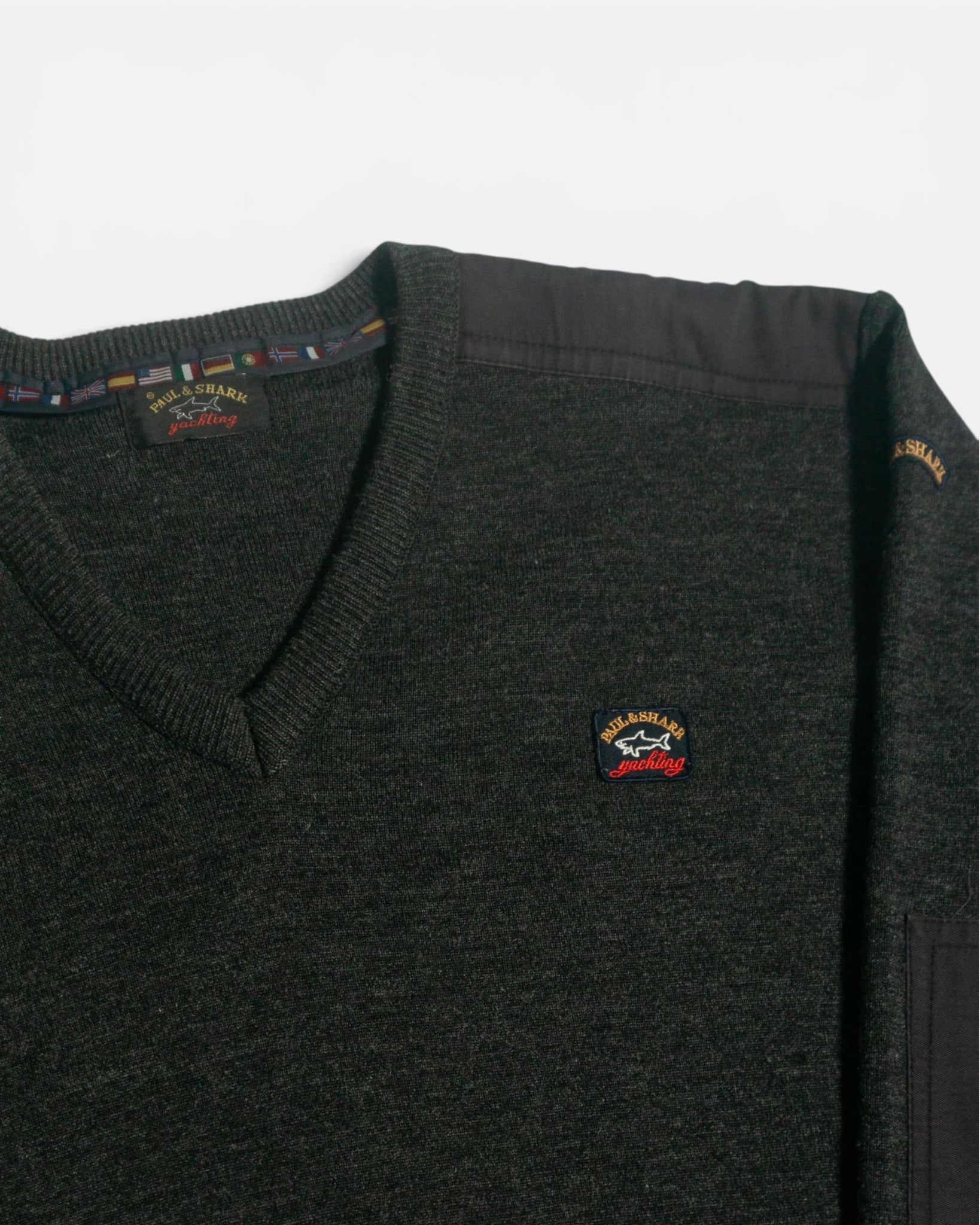 Jersey Paul & Shark Parches Coderas Vintage — Talla M