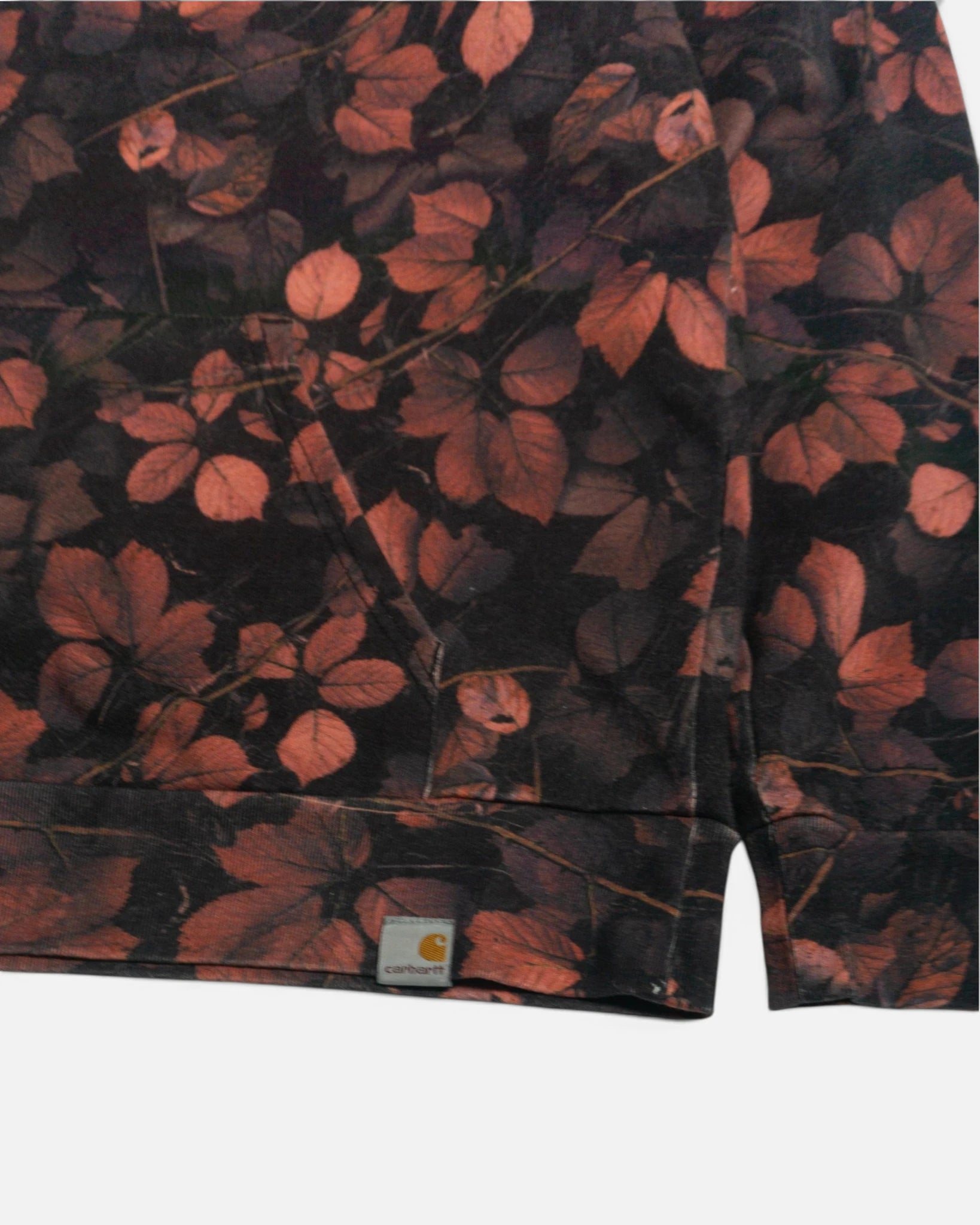 Sudadera Carhartt Camo Hojas Vintage — Talla S