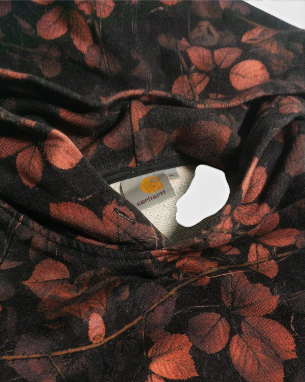 Sudadera Carhartt Camo Hojas Vintage — Talla S