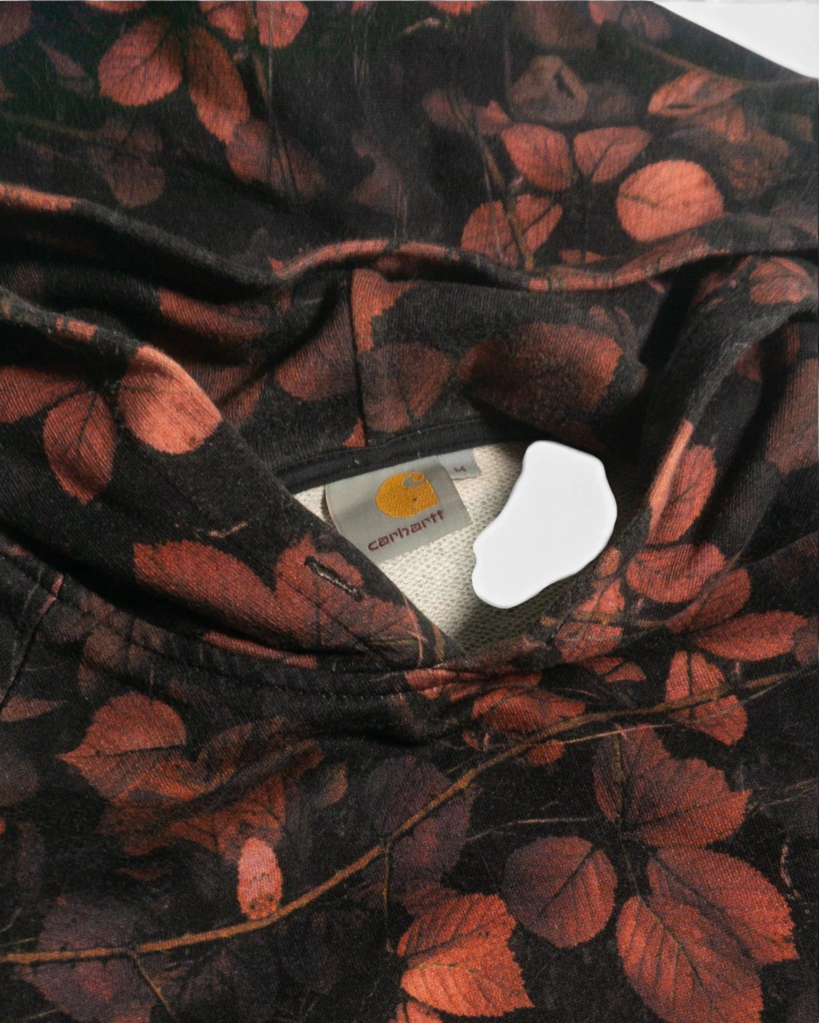Sudadera Carhartt Camo Hojas Vintage — Talla S