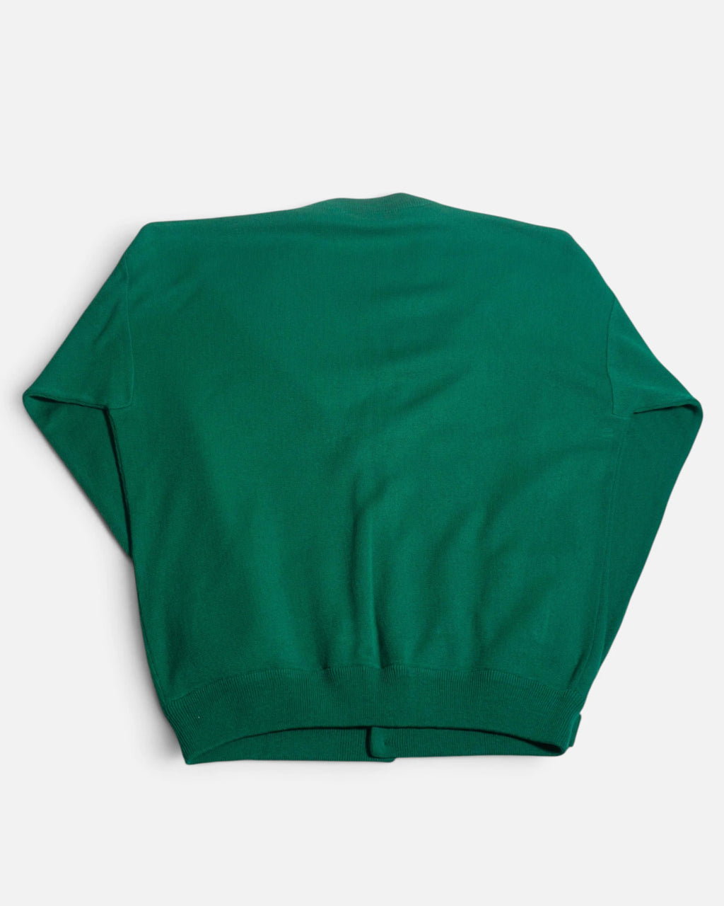 Cárdigan Lacoste Chemise Verde Vintage 90s — Talla L
