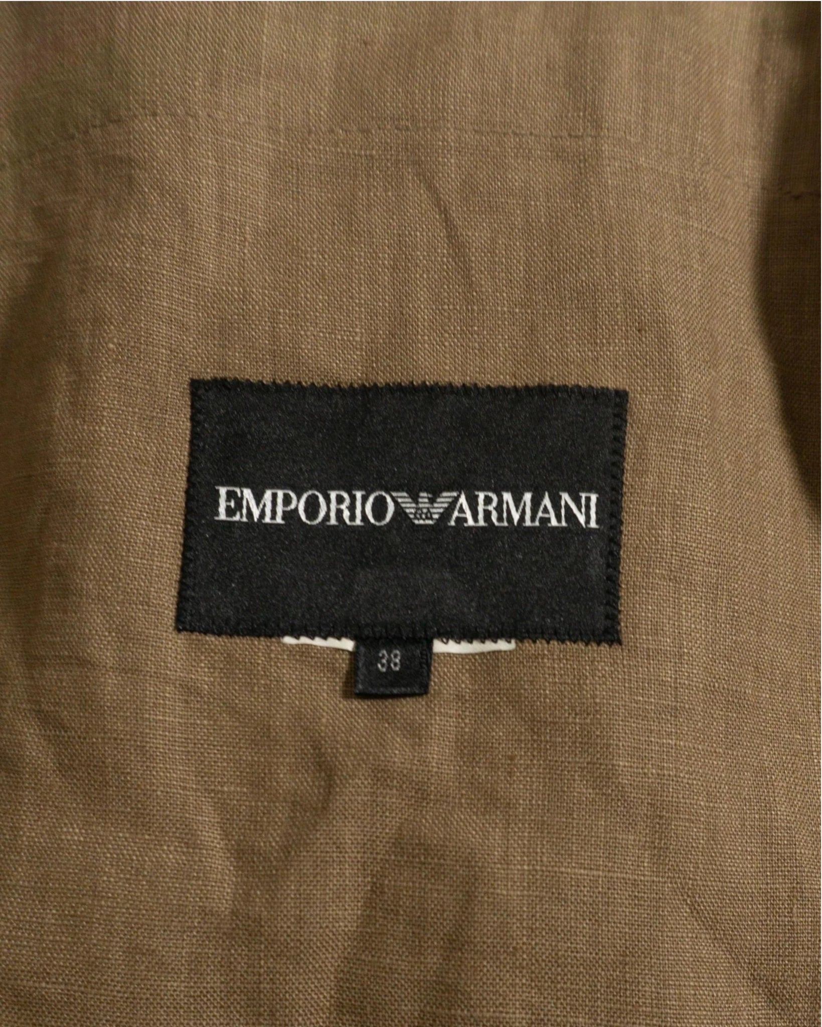 Traje Completo Lino Armani Vintage 90s  — Talla M