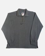 Sudadera Nike Half Zip Swoosh Centrado Vintage — Talla S