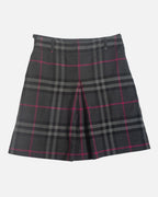 Falda Plisada Burberrys de Cuadros Vintage — Talla 44