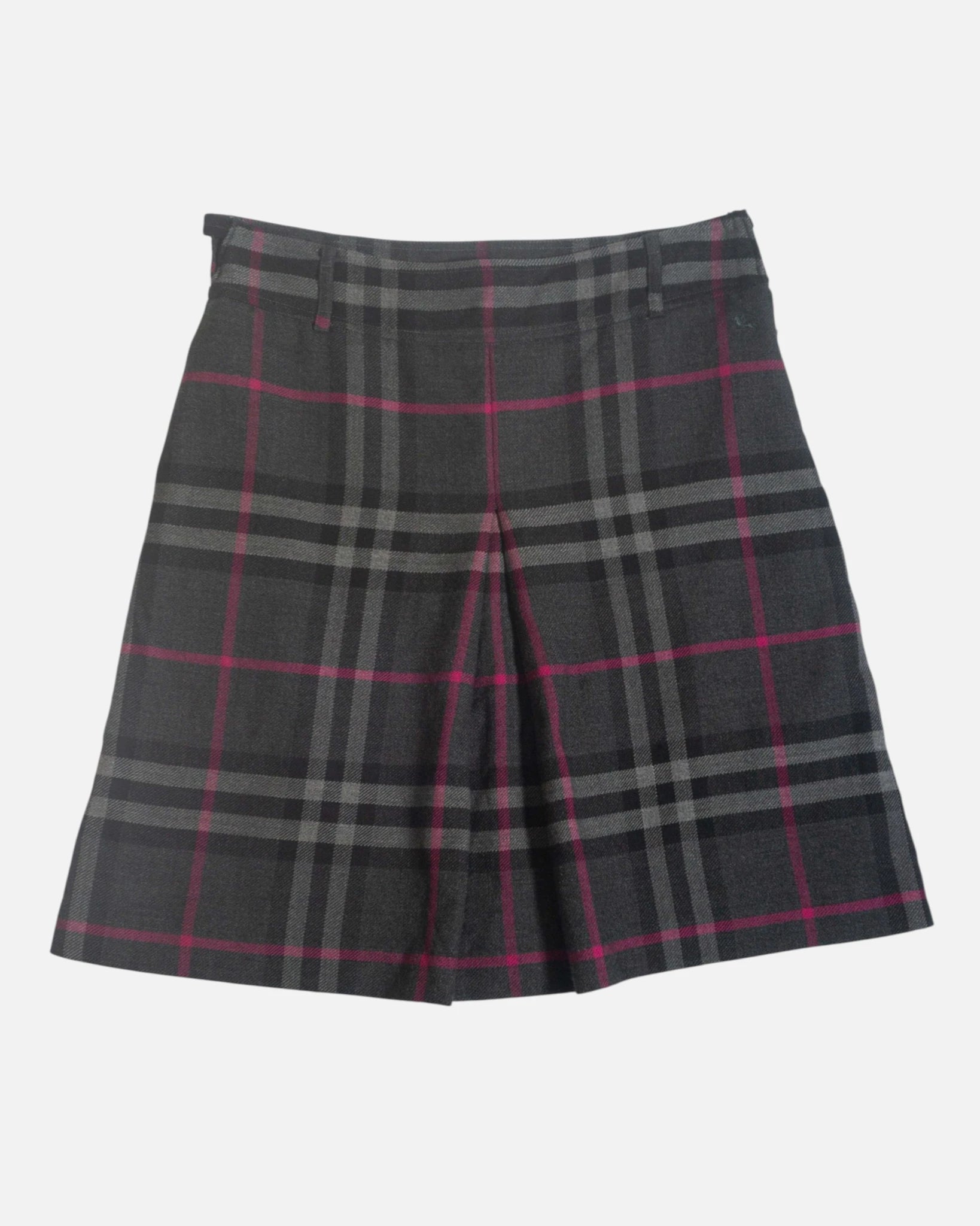 Falda Plisada Burberrys de Cuadros Vintage — Talla 44