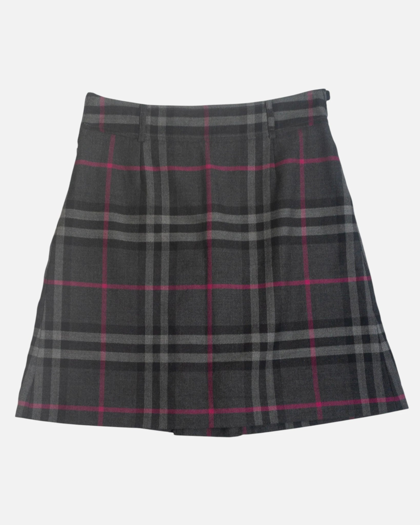 Falda Plisada Burberrys de Cuadros Vintage — Talla 44